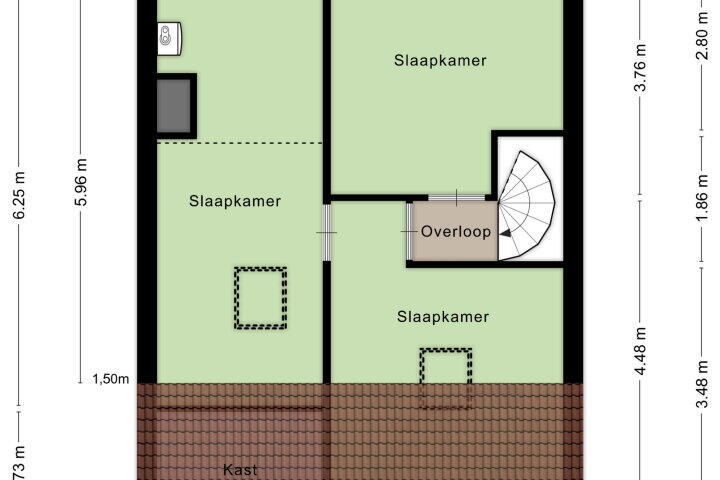 Plattegrond – Kennedylaan 54, Eijsden