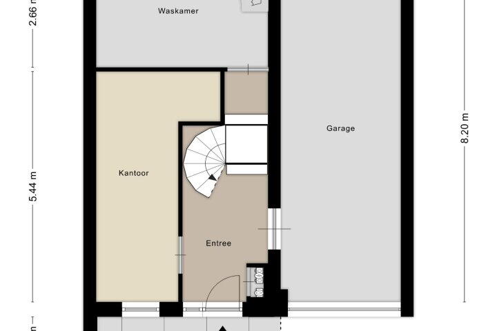 Plattegrond – Kennemerland 76, Lelystad