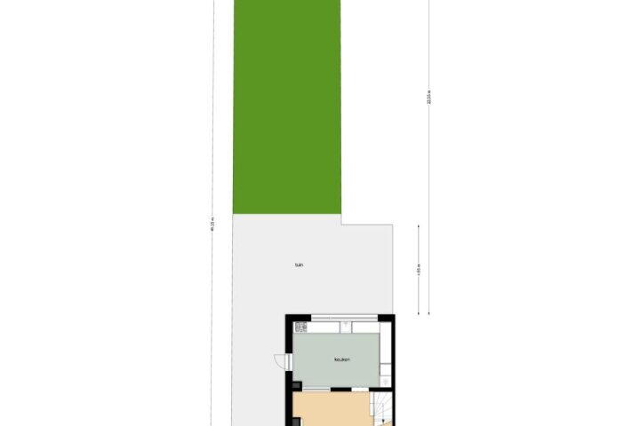 Plattegrond – Kerklaan 21, Hilversum