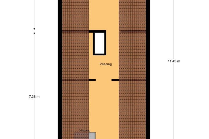 Plattegrond – Kerkstraat 18, Rucphen