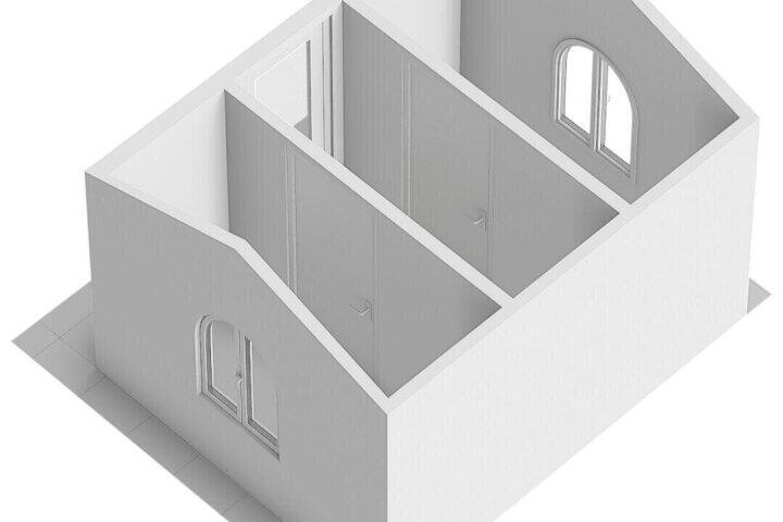 Plattegrond – Kerkstraat 3, Maasbommel