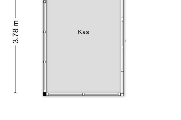 Plattegrond – Kerkstraat 3, Maasbommel