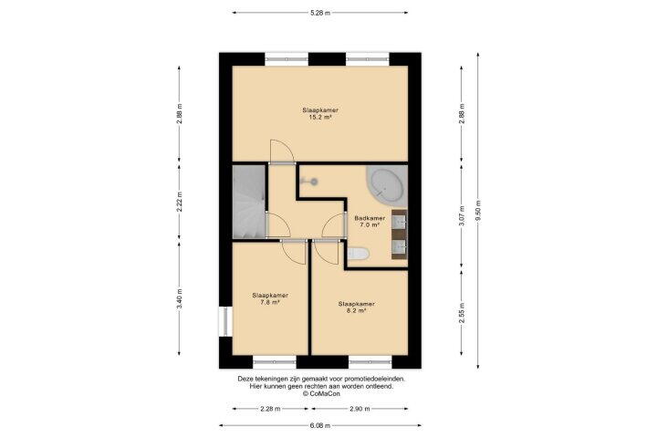 Plattegrond – Kerkveld 29, Swolgen