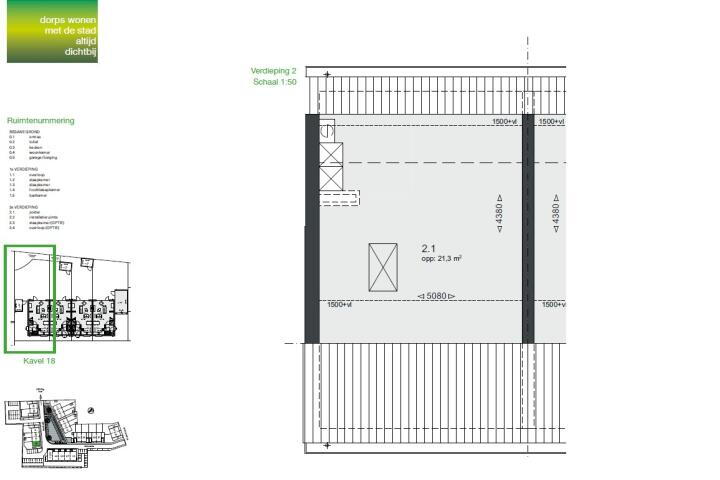 Plattegrond – Kerkweide 23, Liempde