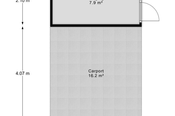 Plattegrond – Kersenbongerd 18, Huissen