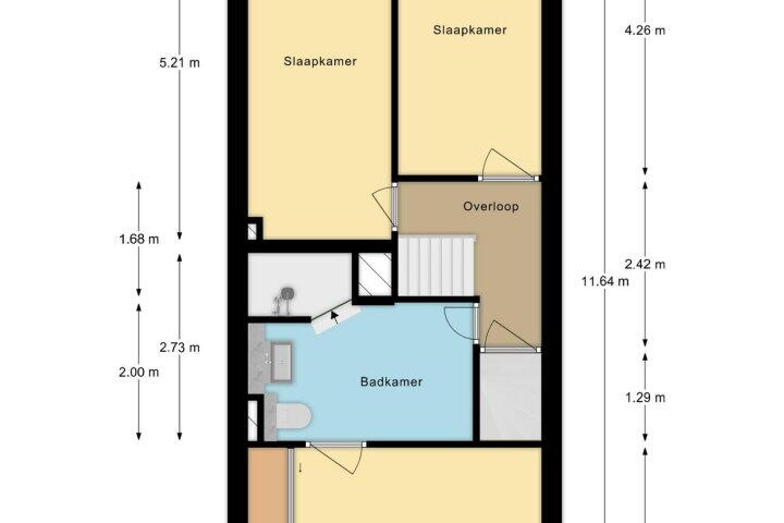 Plattegrond – Kervelstraat 66, Apeldoorn