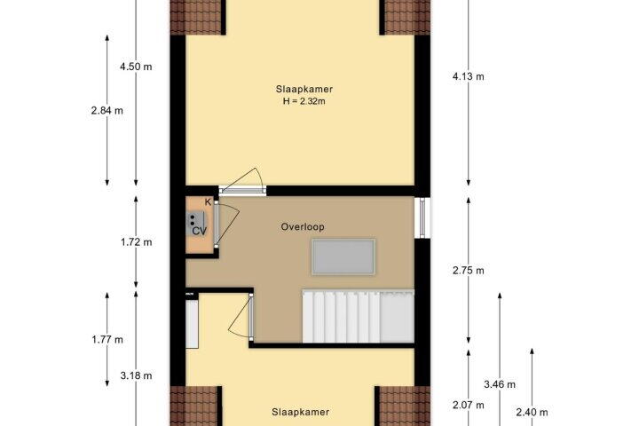 Plattegrond – Kervelstraat 66, Apeldoorn