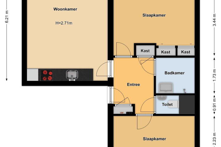 Plan – Kiefskamp 15, Amsterdam