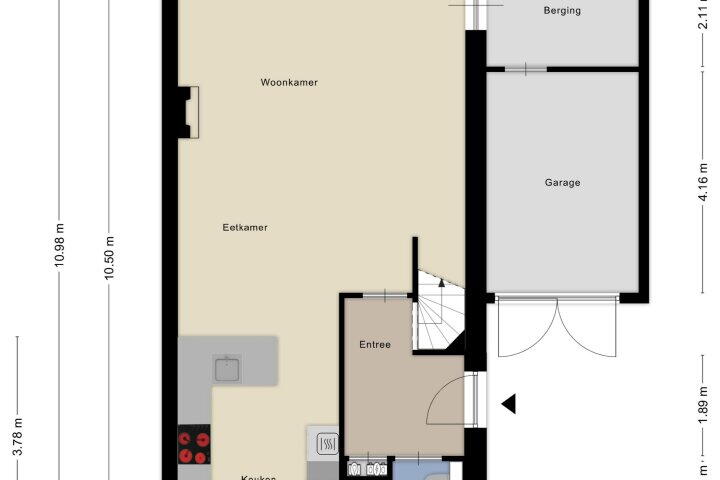 Plattegrond – Kiekberg 32, Zeewolde