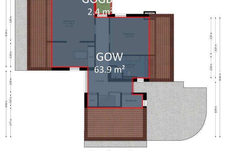 Plattegrond – Kieveen 6, Westerbork