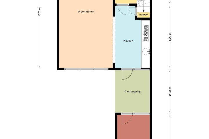 Plattegrond – Kievitstraat 10, Heerenveen
