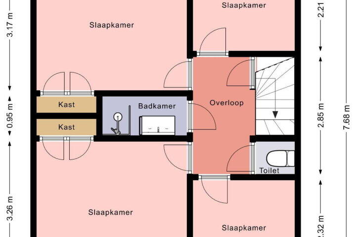 Plattegrond – Kievitstraat 10, Heerenveen
