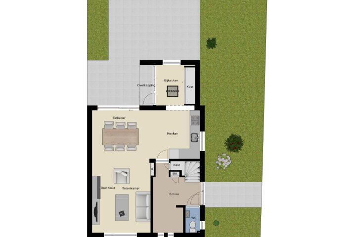 Plattegrond – Kievitstraat 11, Velp