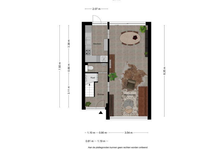 Plattegrond – Kijsveld 12, Breda