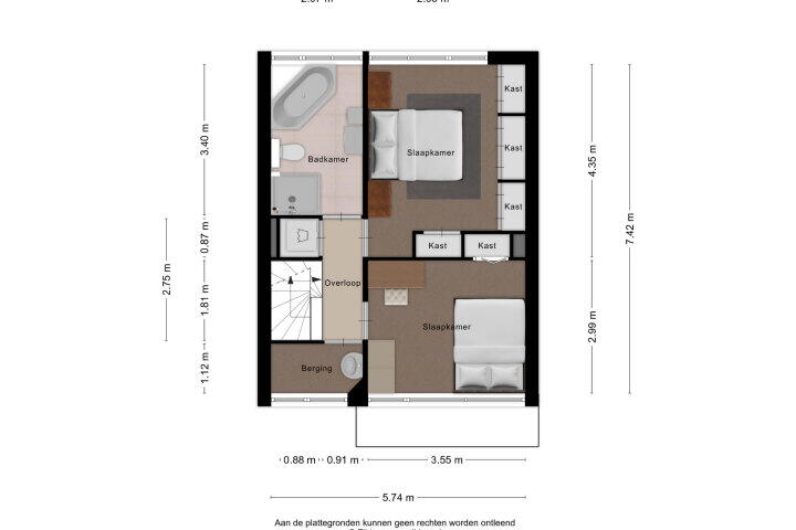 Plattegrond – Kijsveld 12, Breda