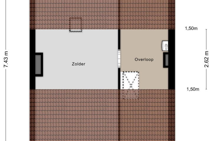 Plattegrond – Kijsveld 14, Breda