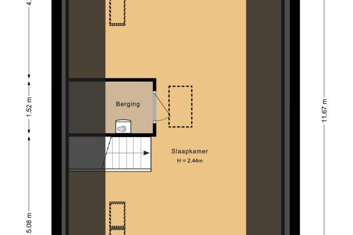 Plattegrond – Kikkerbeetstraat 2, Heerhugowaard