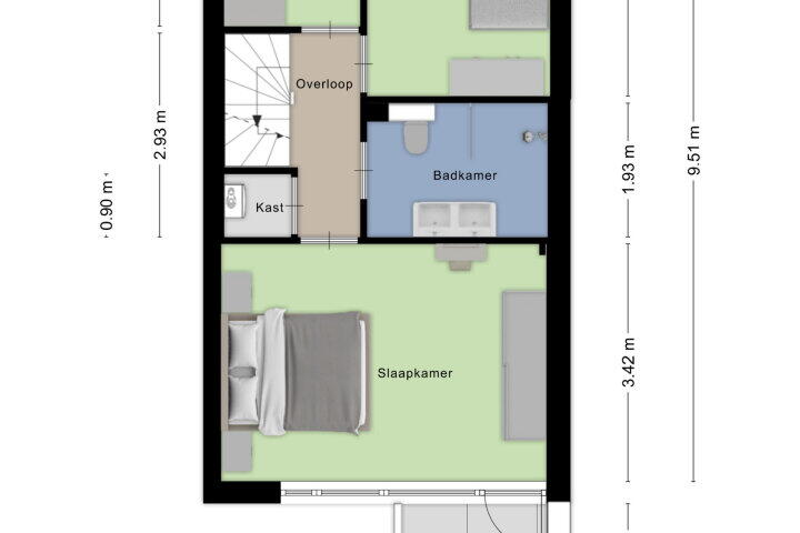 Plattegrond – Klaproosberg 43, Roosendaal