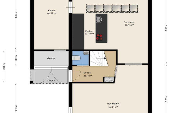 Plan – Klaprooslaan 16, Beilen
