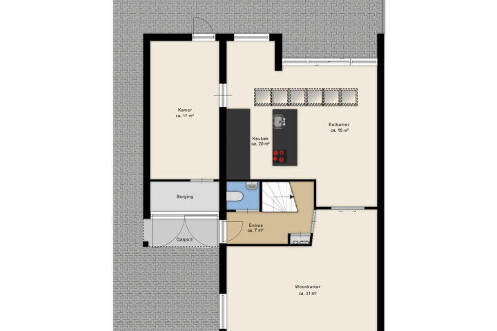 Plan – Klaprooslaan 16, Beilen