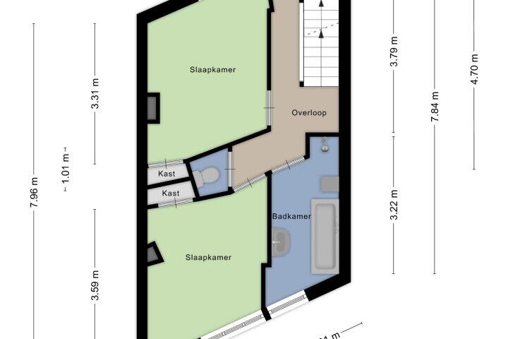 Plattegrond – Klarendalseweg 305, Arnhem
