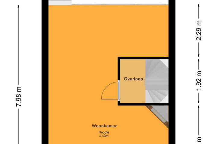 Plattegrond – Klarinetstraat 41, Almere