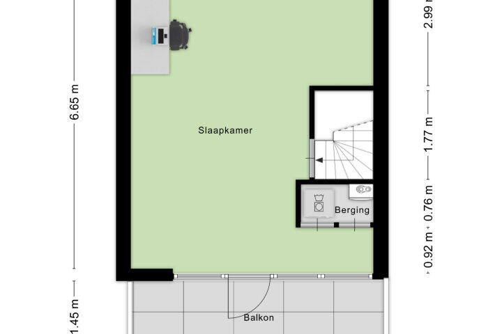 Plattegrond – Klaverberg 52, Roosendaal