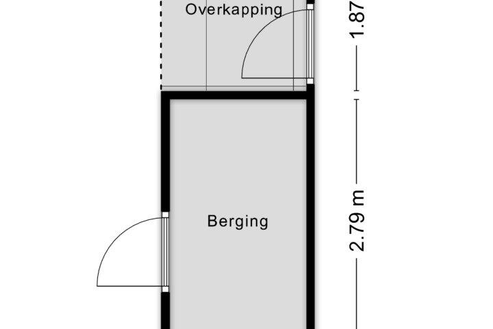 Plattegrond – Klaverberg 52, Roosendaal