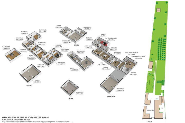 Plattegrond – Klein-Haasdal 69, Schimmert