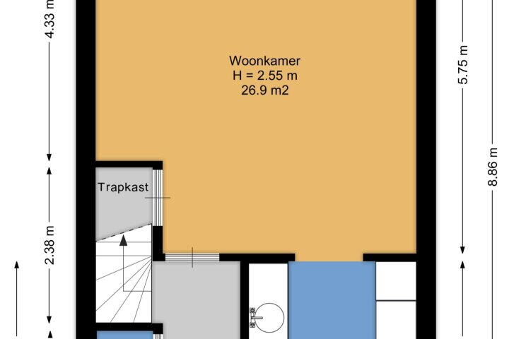 Plattegrond – Klepperman 120, Alphen aan den Rijn