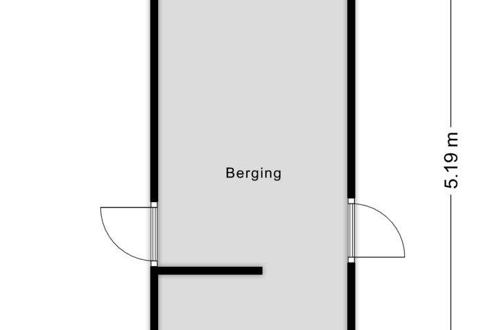 Plattegrond – Klimopberg 5, Roosendaal