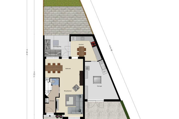 Plattegrond – Klimopberg 99, Roosendaal