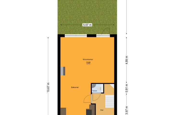 Plattegrond – Klimtstraat 3, Almere