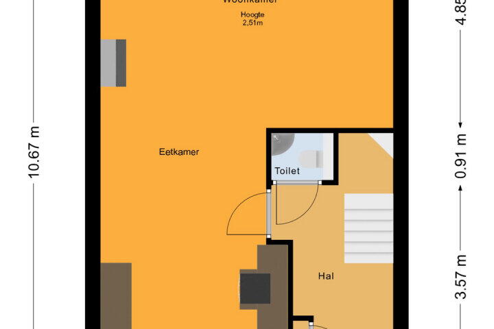 Plattegrond – Klimtstraat 3, Almere