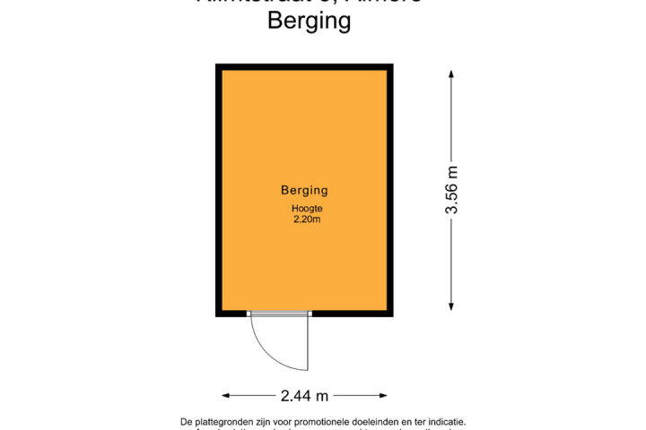 Plattegrond – Klimtstraat 3, Almere