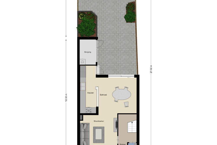 Plattegrond – Klinkert 4, Wouw