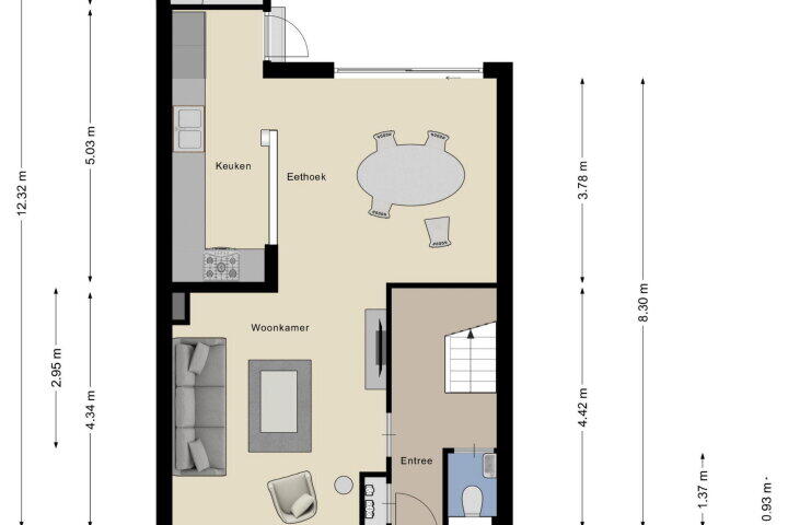 Plattegrond – Klinkert 4, Wouw