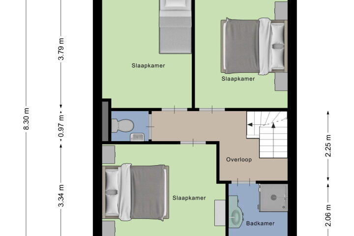 Plattegrond – Klinkert 4, Wouw