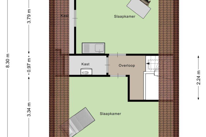 Plattegrond – Klinkert 4, Wouw