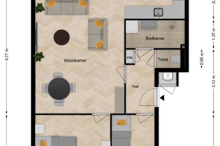 Plattegrond – Klompenmaker 2, Alphen Aan Den Rijn