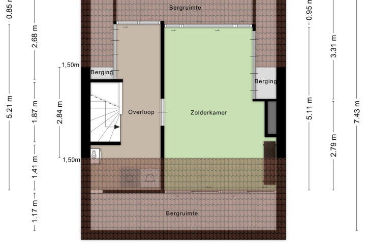 Plattegrond – Klooslaan 29, Roosendaal