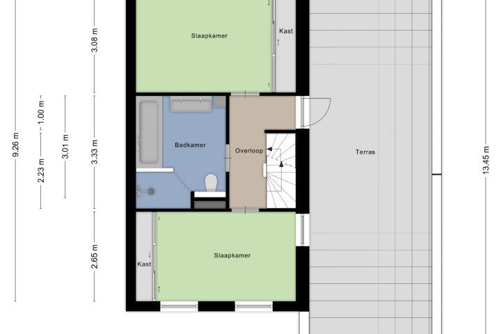 Plattegrond – Kloosterakker 97, Wijchen