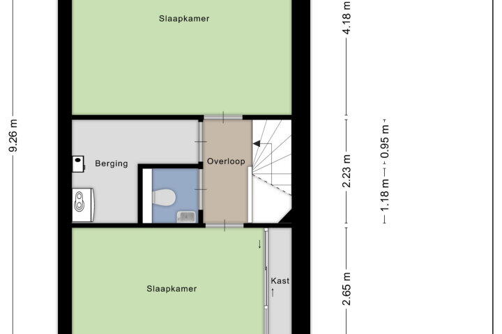 Plattegrond – Kloosterakker 97, Wijchen