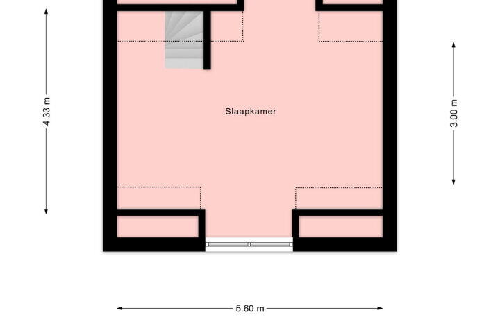 Plattegrond – Kloosterstraat 14, Sneek
