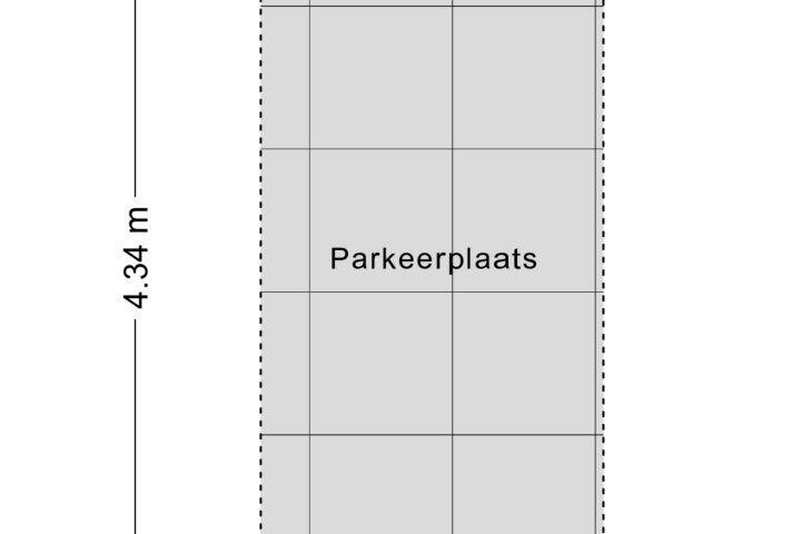 Plattegrond – Kloosterstraat 62, Roosendaal