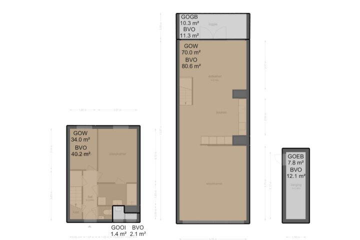 Plattegrond – KNSM-laan 583, Amsterdam
