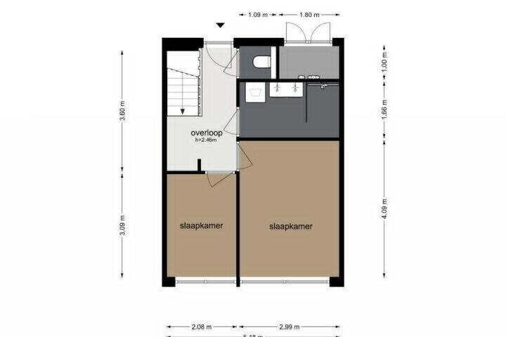 Plattegrond – KNSM-laan 701, Amsterdam