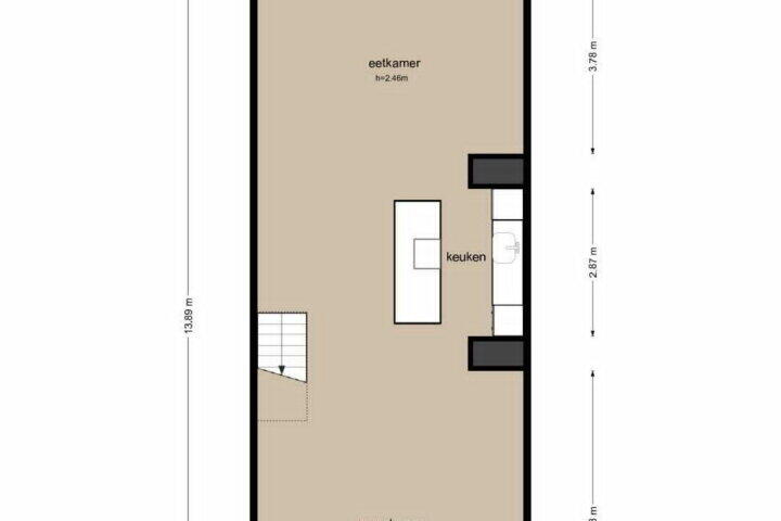 Plattegrond – KNSM-laan 701, Amsterdam