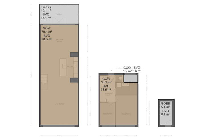 Plattegrond – KNSM-laan 701, Amsterdam