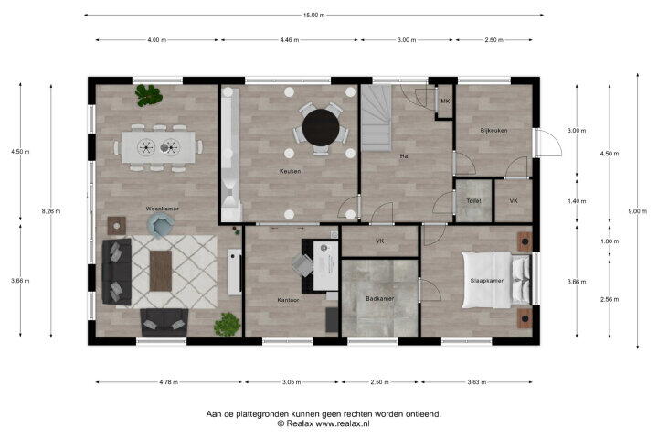 Plattegrond – Koedrift 11, Ijhorst